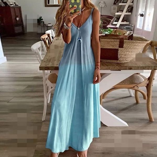 gradient color maxi female boho beach sundress evening party casual sleeveless v-neck long plus size s-5xl kg-192, Black;gray
gradient color maxi female boho beach sundress evening party casual sleeveless v-neck long plus size s-5xl kg-192, Black;gray