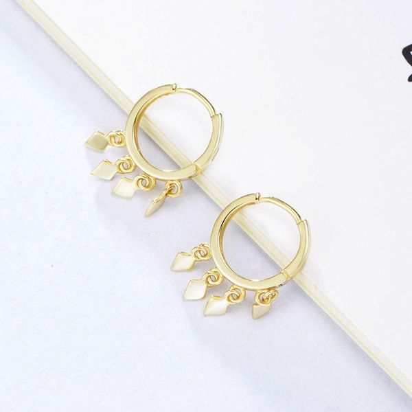 silvology 925 sterling silver rhombus tassel hoop earrings 18k gold chic earrings for women workplace jewelry gift, Golden;silver
silvology 925 sterling silver rhombus tassel hoop earrings 18k gold chic earrings for women workplace jewelry gift, Golden;silver