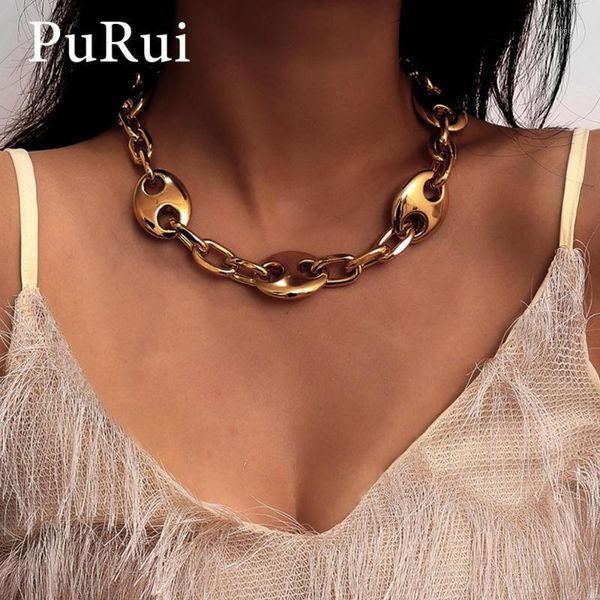 chokers punk chunky chain choker necklace women hiphop gothic charm pendants statement collar jewelry1, Golden;silver
chokers punk chunky chain choker necklace women hiphop gothic charm pendants statement collar jewelry1, Golden;silver