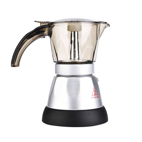 150ml/300ml 3-6 cups 480w electric espresso moka pot detachable kitchen stovecoffee maker
150ml/300ml 3-6 cups 480w electric espresso moka pot detachable kitchen stovecoffee maker