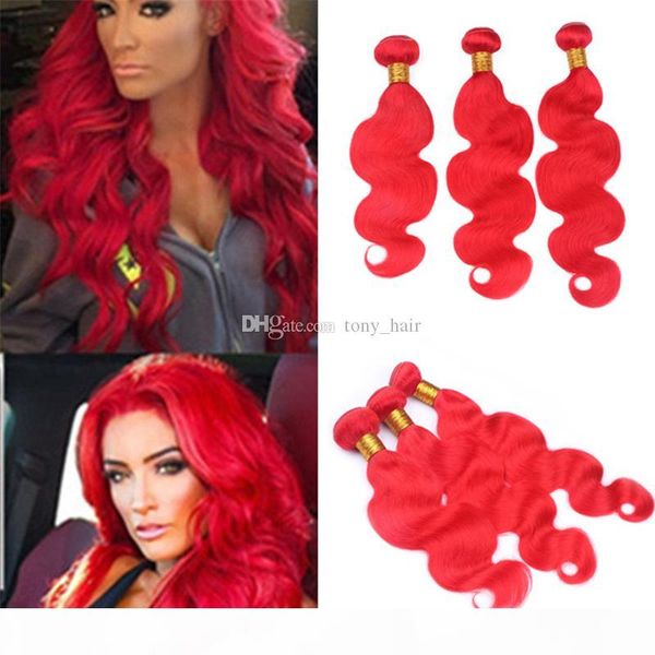 virgin peruvian red human hair weave 3 bundles 300g body wave wavy bright red virgin hair double weft extensions 3pcs lot, Black
virgin peruvian red human hair weave 3 bundles 300g body wave wavy bright red virgin hair double weft extensions 3pcs lot, Black