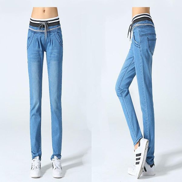 women's jeans 2021 woman spring and summer plus size mid elastic waist casual wear ankle length mom for women pants capris1, Blue
women's jeans 2021 woman spring and summer plus size mid elastic waist casual wear ankle length mom for women pants capris1, Blue