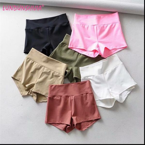 lundunshijia 2021 summer womens elastic sports high waist shorts cotton tight shorts for women 6 colors, White;black
lundunshijia 2021 summer womens elastic sports high waist shorts cotton tight shorts for women 6 colors, White;black