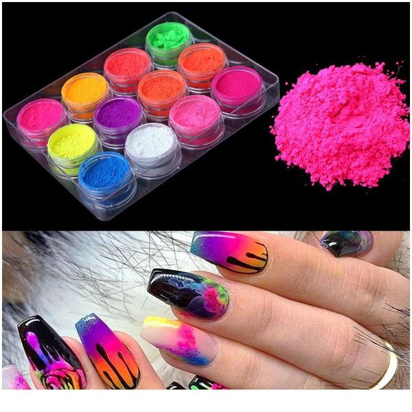 12 boxes neon nail powder eyeshadow pigment fluorenscence spangle nail glitter chrome dust diy nail de jllqps, Silver;gold
12 boxes neon nail powder eyeshadow pigment fluorenscence spangle nail glitter chrome dust diy nail de jllqps, Silver;gold