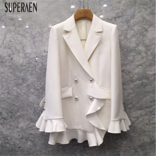 superaen fashion suit jacket female spring korean style solid color women jacket temperament double-breasted women 201210, Black;brown
superaen fashion suit jacket female spring korean style solid color women jacket temperament double-breasted women 201210, Black;brown