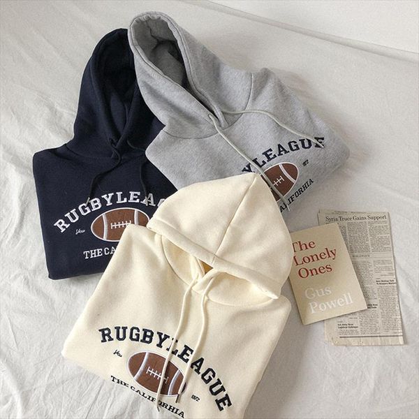 rugby fleece hoody women hoodie beige gray blue loose casual korean style sweatshirt hooded pull sweatshirt 40004, Black
rugby fleece hoody women hoodie beige gray blue loose casual korean style sweatshirt hooded pull sweatshirt 40004, Black