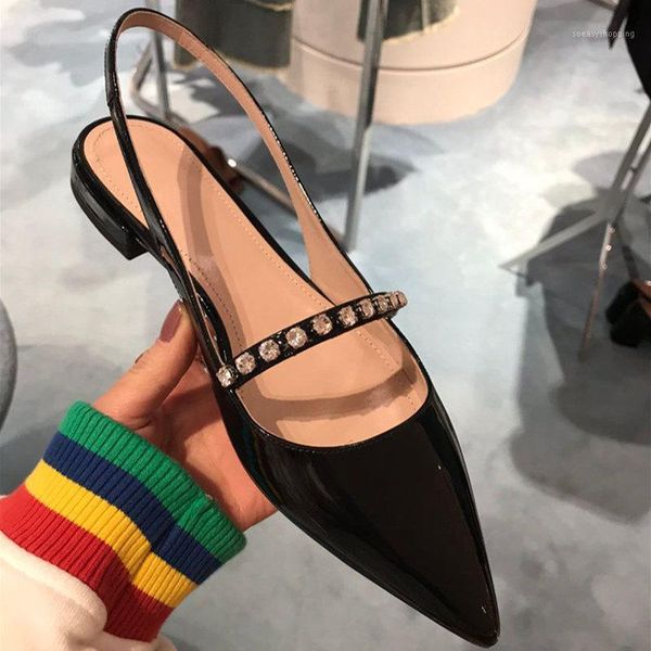 crystal flats woman mary janes shoes rhinestone slingbacks flat shoes women summer pointed toe sandals zapatos muje1, Black
crystal flats woman mary janes shoes rhinestone slingbacks flat shoes women summer pointed toe sandals zapatos muje1, Black