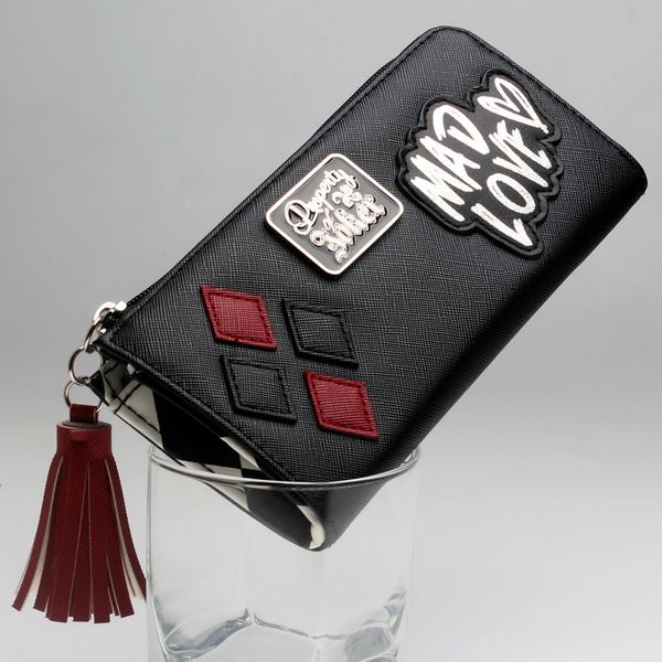 harley quinn mad love wallet female purse lady purses card holder fashionable wallets dft5510 c1115, Red;black
harley quinn mad love wallet female purse lady purses card holder fashionable wallets dft5510 c1115, Red;black