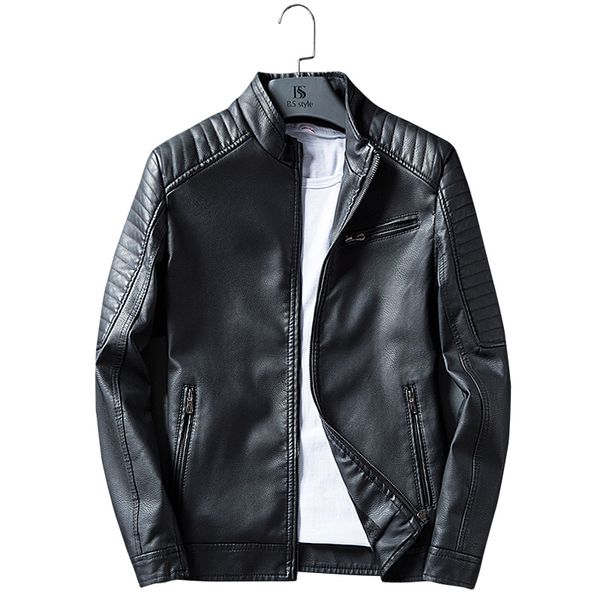 2021 new occasional to the jackets leather plutonium of men thin autumn jacket v85d, Black
2021 new occasional to the jackets leather plutonium of men thin autumn jacket v85d, Black