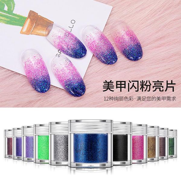 nail art decorations 12 color glitter powder bottle gold onion eye makeup sequin, Silver;gold
nail art decorations 12 color glitter powder bottle gold onion eye makeup sequin, Silver;gold