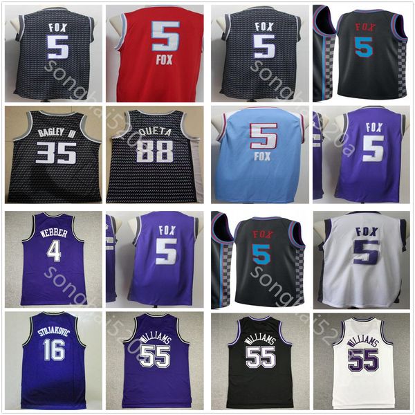vintage king basketball jersey de aaron 5 fox neemias 88 queta city jason 55 williams peja 16 stojakovic chris webber jerseys men edition re, Black;red
vintage king basketball jersey de aaron 5 fox neemias 88 queta city jason 55 williams peja 16 stojakovic chris webber jerseys men edition re, Black;red