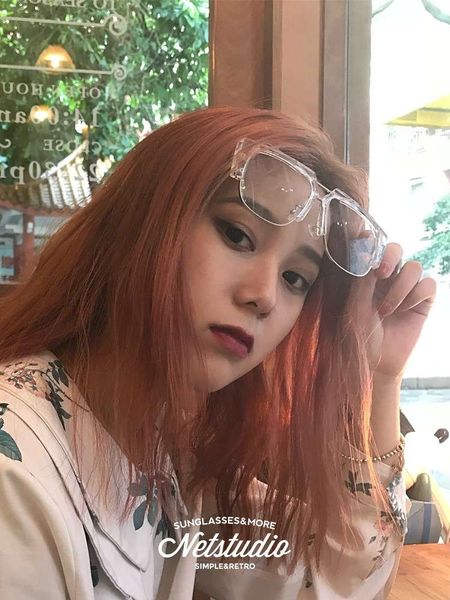 net studio new polygonal transparent sunglasses men's and women's face protection glasses, Black
net studio new polygonal transparent sunglasses men's and women's face protection glasses, Black