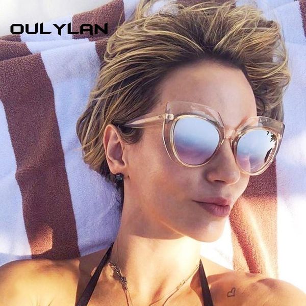 sunglasses oulylan cat eye women brand designer gradient sun glasses retro big frames eyewear uv400, White;black
sunglasses oulylan cat eye women brand designer gradient sun glasses retro big frames eyewear uv400, White;black