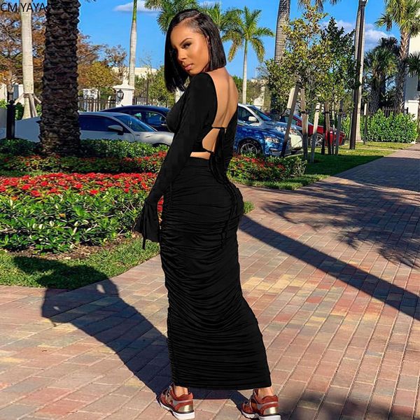 autumn women full flare sleeve backless slash neck bodycon long maxi dress night club party 2 pcs dresses vestido glg4661 y200326, Black;gray
autumn women full flare sleeve backless slash neck bodycon long maxi dress night club party 2 pcs dresses vestido glg4661 y200326, Black;gray