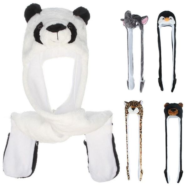 3 in 1 multifunctional plush hat scarf mitten combo cute animal character stuffed hooded beanie earflap cap neck warmer, Blue;gray
3 in 1 multifunctional plush hat scarf mitten combo cute animal character stuffed hooded beanie earflap cap neck warmer, Blue;gray