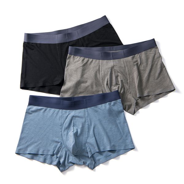 autumn new men's modal traceless cool and breathable youth underpants, Black;white
autumn new men's modal traceless cool and breathable youth underpants, Black;white