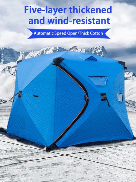 winter ice fishing tent automatic build camping outdoor nature hike tent tourist windproof thicken cotton warm tents
winter ice fishing tent automatic build camping outdoor nature hike tent tourist windproof thicken cotton warm tents