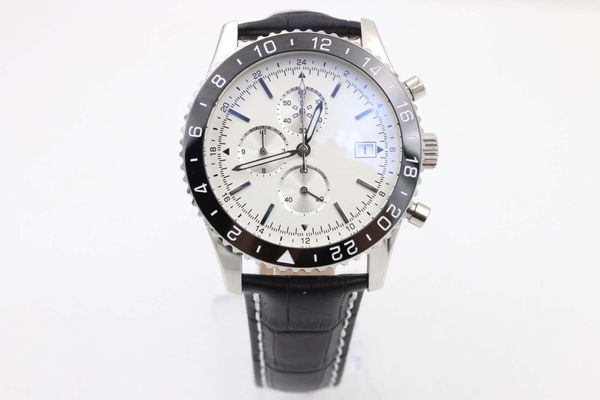 2021 mens japanese vk quartz chronograph movement sports watches 46mm black ceramic bezel black leather strap sapphire classic wristwatches, Slivery;brown
2021 mens japanese vk quartz chronograph movement sports watches 46mm black ceramic bezel black leather strap sapphire classic wristwatches, Slivery;brown
