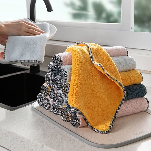 household absorbent cleaning cloth rag microfiber kitchen towel dishcloths washing cleaning rags for dish washing
household absorbent cleaning cloth rag microfiber kitchen towel dishcloths washing cleaning rags for dish washing