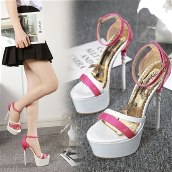 2020 new summer woman high-heeled 16 in stripper shoes party women's platform bombs polo dancing sandals, Black
2020 new summer woman high-heeled 16 in stripper shoes party women's platform bombs polo dancing sandals, Black