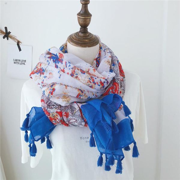 special pattern printed women scarf floral tassels hijab girls bufanda femme wrap, Blue;gray
special pattern printed women scarf floral tassels hijab girls bufanda femme wrap, Blue;gray
