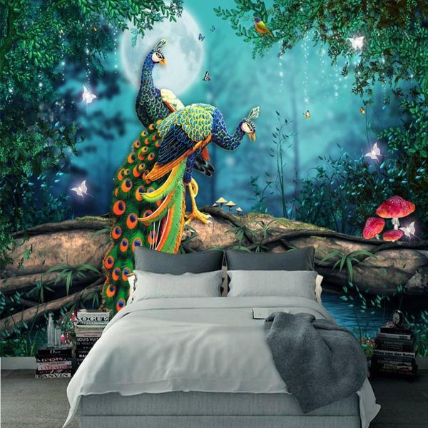 wallpapers dropship custom mural fantastic forest peacock backdrop living room bedroom for
wallpapers dropship custom mural fantastic forest peacock backdrop living room bedroom for