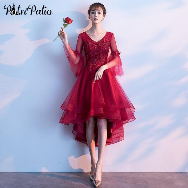 party dresses wine red tiered tulle high low prom 2021 v-neck appliques beading flower short front long back graduation gown1, White;black
party dresses wine red tiered tulle high low prom 2021 v-neck appliques beading flower short front long back graduation gown1, White;black