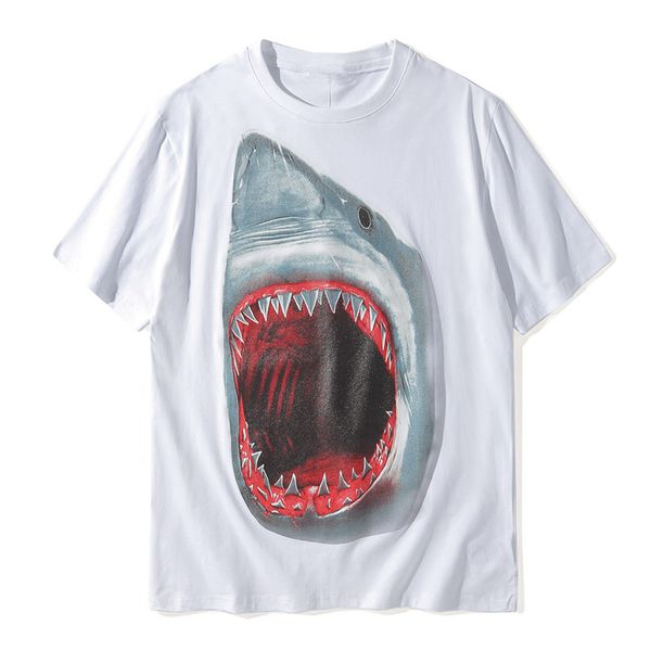 20ss Mens stylist T Shirts Summer Casual Short Sleeves High Quality Shark Print Men Women Tees Size S-2XL, White;black
20ss Mens stylist T Shirts Summer Casual Short Sleeves High Quality Shark Print Men Women Tees Size S-2XL, White;black