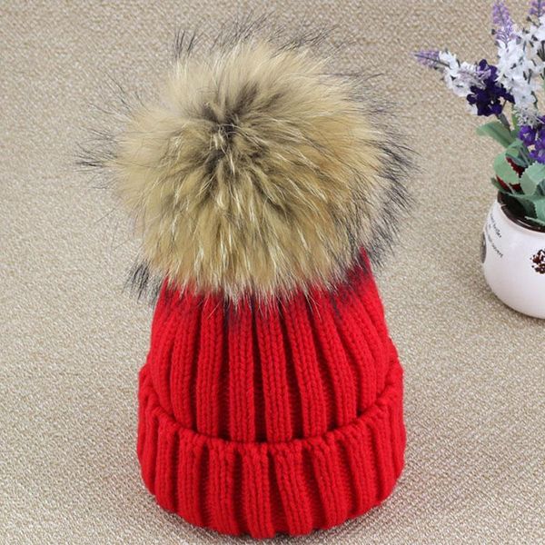 women men raccoon fur ball hat knitted beanie pom pom cap autumn winter warm hats new1, Blue;gray
women men raccoon fur ball hat knitted beanie pom pom cap autumn winter warm hats new1, Blue;gray