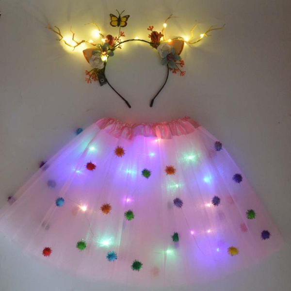 neon party pettiskirt costume fancy dress led light up tutu skirts mini skirt elk antler horn headband rave festival clothing
neon party pettiskirt costume fancy dress led light up tutu skirts mini skirt elk antler horn headband rave festival clothing