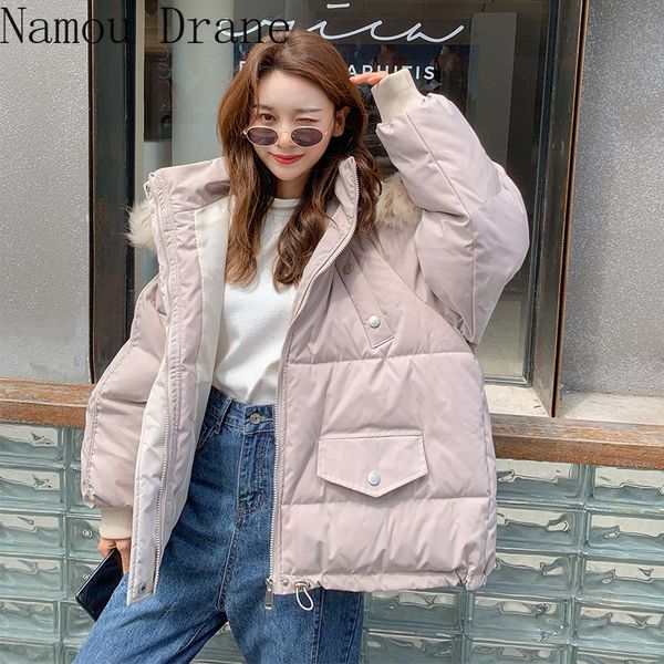women's down & parkas winter women jacket cotton padded fashion short warm thicken ladies coat korea casual faux fur hooded coats parka, Black
women's down & parkas winter women jacket cotton padded fashion short warm thicken ladies coat korea casual faux fur hooded coats parka, Black