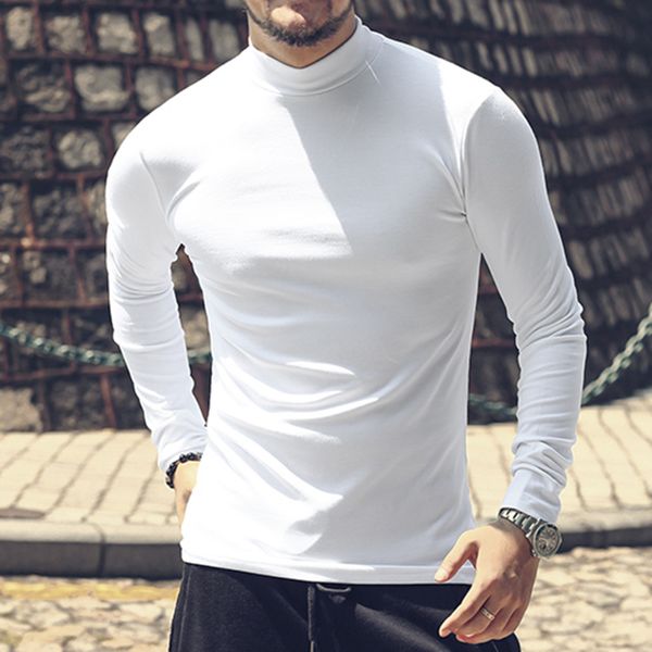 2021 the new new winter custom-made elastic cotton high collar long sleeve man solid european style casual t-shirt t915 hp7j, White;black
2021 the new new winter custom-made elastic cotton high collar long sleeve man solid european style casual t-shirt t915 hp7j, White;black