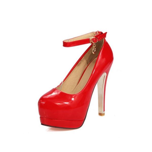 new pumps 13.5cm high with club buckle strap thin high-heeled round toe wedding party shoes women big size 42 t-20, Black
new pumps 13.5cm high with club buckle strap thin high-heeled round toe wedding party shoes women big size 42 t-20, Black
