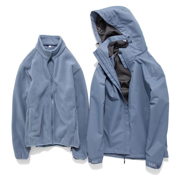 hiking jackets winter men women removable two-piece thick warm hooded coats outdoor couple camping climbing windbreaker, Blue;black
hiking jackets winter men women removable two-piece thick warm hooded coats outdoor couple camping climbing windbreaker, Blue;black