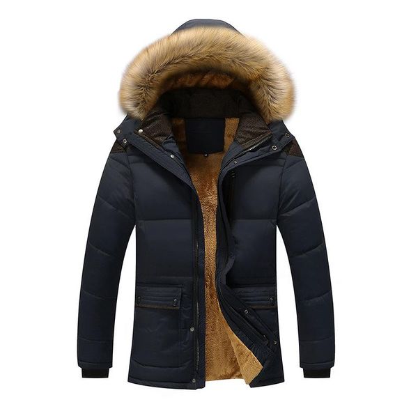 cotton-padded clothes men older dad menswear and velvet with thick warm down cotton-padded jacket winter jacket coat, Black
cotton-padded clothes men older dad menswear and velvet with thick warm down cotton-padded jacket winter jacket coat, Black