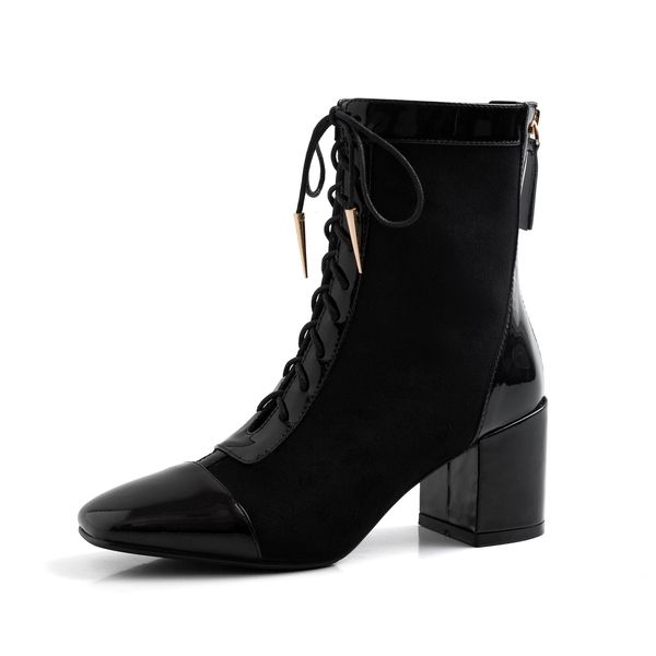 knee-boots 22-25 2021 in length 6.5cm spring heel and autumn cow hide colorblock patent leather+ herd woman shoes 76hz, Black
knee-boots 22-25 2021 in length 6.5cm spring heel and autumn cow hide colorblock patent leather+ herd woman shoes 76hz, Black