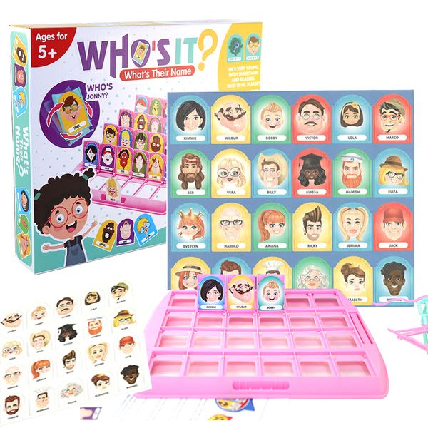 who is it diy classic memory training board game funny family role deskguessing games puzzle game indoor kids gifts q0115
who is it diy classic memory training board game funny family role deskguessing games puzzle game indoor kids gifts q0115
