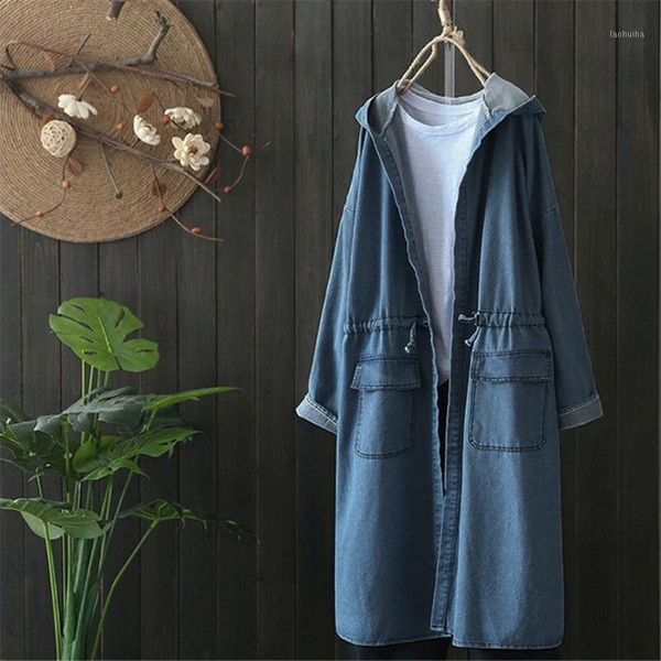 fashion women denim jacket hooded casual long sleeve denim jacket long jean coat outwear overcoat jeans casaco feminino1, Black;brown
fashion women denim jacket hooded casual long sleeve denim jacket long jean coat outwear overcoat jeans casaco feminino1, Black;brown