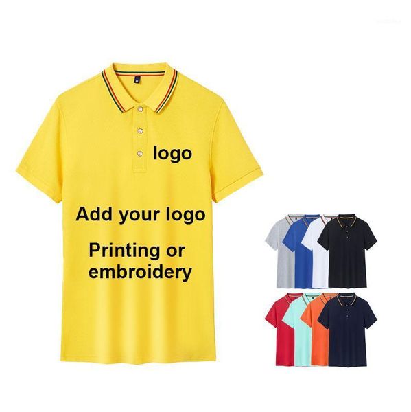 men's polos custom striped shirt men's short-sleeved work clothes cultural print or embroidered logo on for women1, White;black
men's polos custom striped shirt men's short-sleeved work clothes cultural print or embroidered logo on for women1, White;black