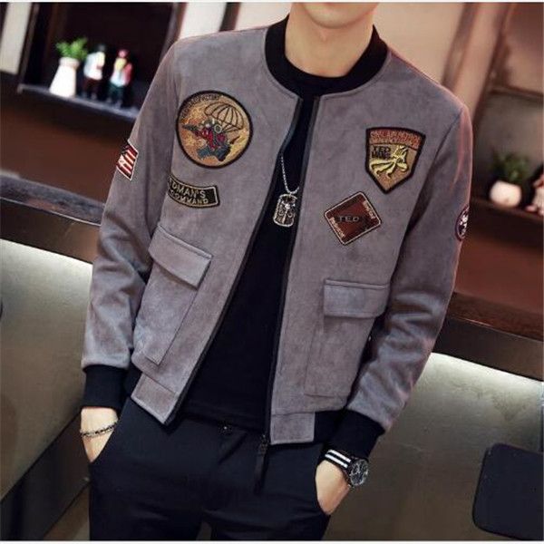 new bomber jackets mens pilot jackets mens jackets and coat mens fur collar khaki winter slim fit deerskin parka velvet, Black;brown
new bomber jackets mens pilot jackets mens jackets and coat mens fur collar khaki winter slim fit deerskin parka velvet, Black;brown