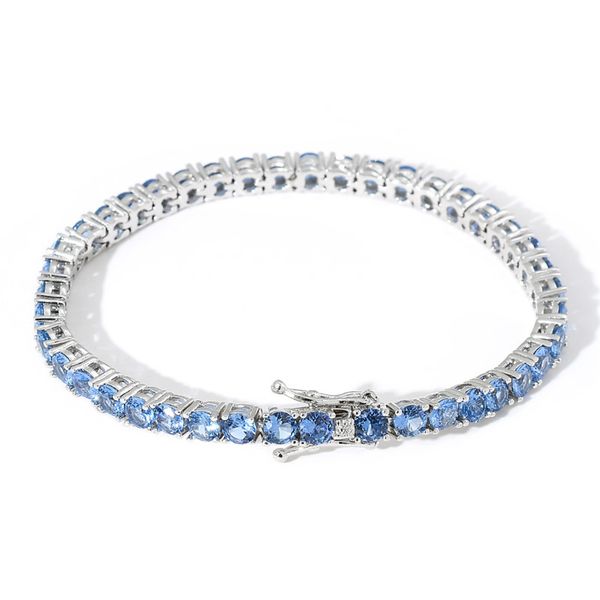 gold plated 4mm 7/8inch bling blue cz tennis bracelets chains for men women, Black
gold plated 4mm 7/8inch bling blue cz tennis bracelets chains for men women, Black