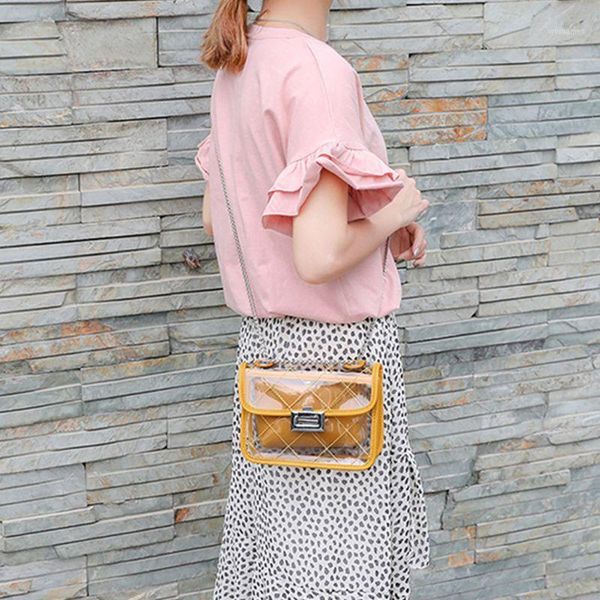 women girls transparent small handbag chain strap shoulder bag summer beach purse crossbody tote1
women girls transparent small handbag chain strap shoulder bag summer beach purse crossbody tote1