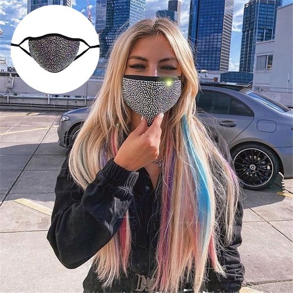 new fashion dustproof face mask bling diamond protective mask pm2.5 mouth masks washable reusable women colorful rhinestones face masks
new fashion dustproof face mask bling diamond protective mask pm2.5 mouth masks washable reusable women colorful rhinestones face masks