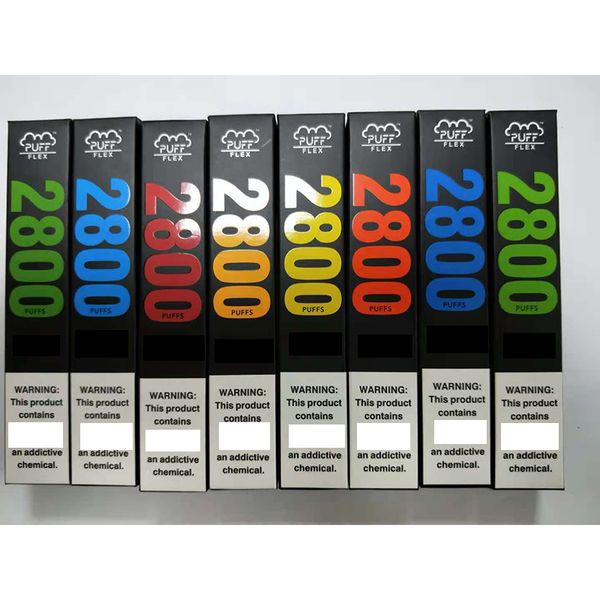 new puff flex bars disposable device vape kits 1500mah battery 2800 puffs 10ml prefilled 13colors vs flow xxl plus max dhl free
new puff flex bars disposable device vape kits 1500mah battery 2800 puffs 10ml prefilled 13colors vs flow xxl plus max dhl free