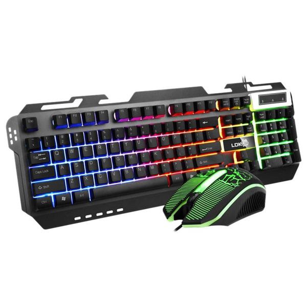 ldkai 828 keyboard and mouse set, metal cover gaming luminous mechanical mouse and keyboard, suitable for game lovers
ldkai 828 keyboard and mouse set, metal cover gaming luminous mechanical mouse and keyboard, suitable for game lovers