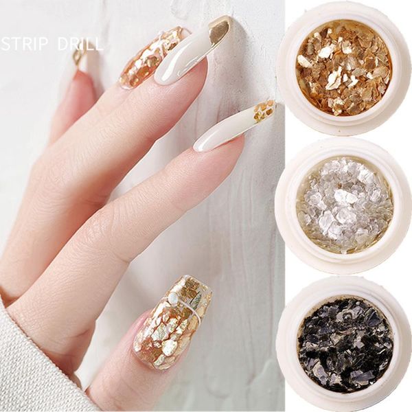 nail glitter 1 box holo aurora powder mica slice sequins metal ultra-thin flakes manicure art decorations, Silver;gold
nail glitter 1 box holo aurora powder mica slice sequins metal ultra-thin flakes manicure art decorations, Silver;gold