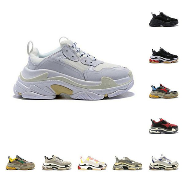 2020 fashion crystal bottom paris 17fw triple s mens designer sneakers vintage dad platform women luxury casual shoes sports trainers k051, Black
2020 fashion crystal bottom paris 17fw triple s mens designer sneakers vintage dad platform women luxury casual shoes sports trainers k051, Black