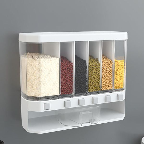 6 grids trockenen dispenser separaten reis eimer getreide spender feuchtigkeit proof automatische racks versiegelt metering
6 grids trockenen dispenser separaten reis eimer getreide spender feuchtigkeit proof automatische racks versiegelt metering