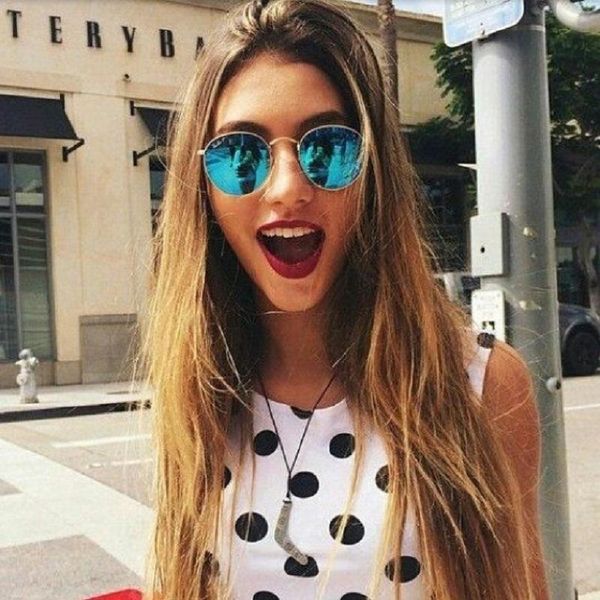 sunglasses tesia polarized women brand designer vintage round quality mirror glasses female cloth t447, White;black
sunglasses tesia polarized women brand designer vintage round quality mirror glasses female cloth t447, White;black