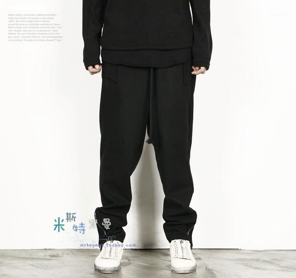 2019 men's clothing bigbang hair stylist fashion punk hip hop retro-daddy fat-legged pants plus size singer costumes 27-441, Black
2019 men's clothing bigbang hair stylist fashion punk hip hop retro-daddy fat-legged pants plus size singer costumes 27-441, Black